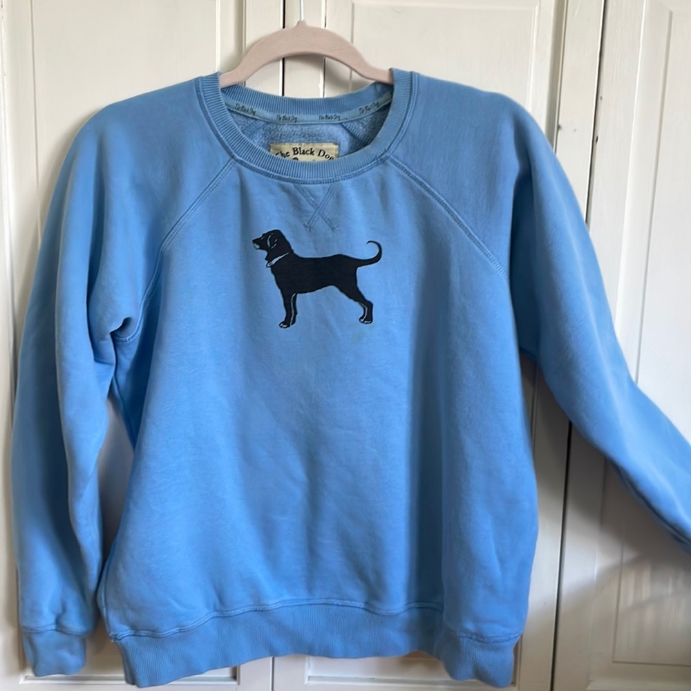 Original Black Dog sweatshirt, size xs, light blue, gently worn